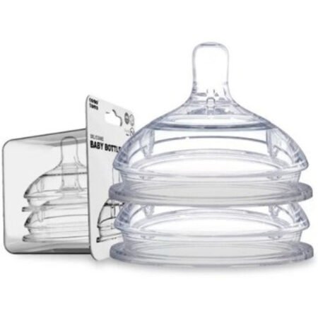 Сменные соски для бутылочки (2 шт.) Comotomo Скорость потока: - - Зображення 2