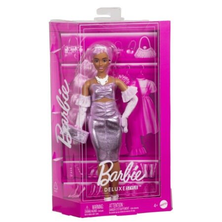 Лялька  Barbiecore  модниця у сукні металік Barbie