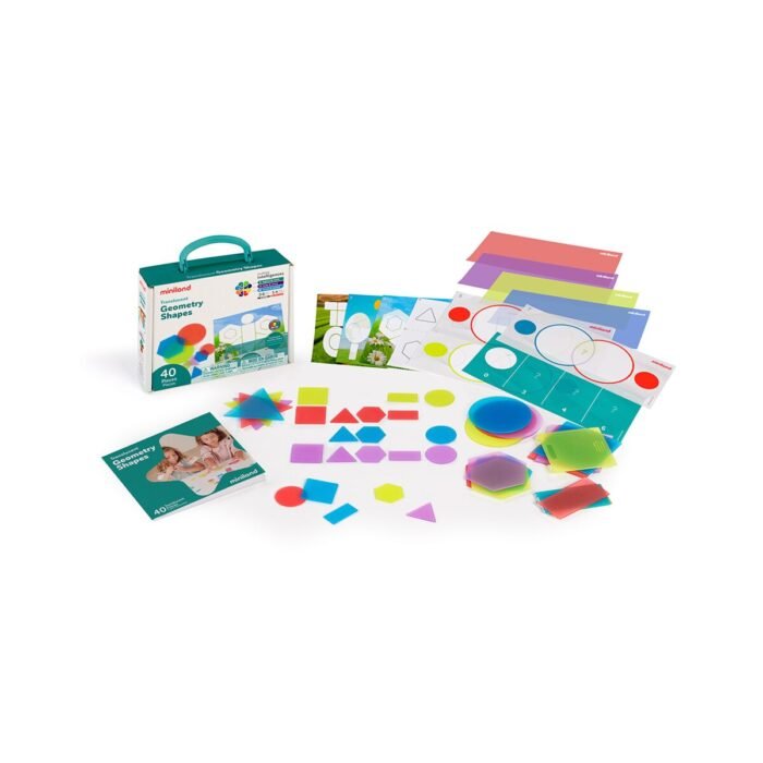Набір геометричних фігур Miniland для світлових поверхонь - Зображення 1