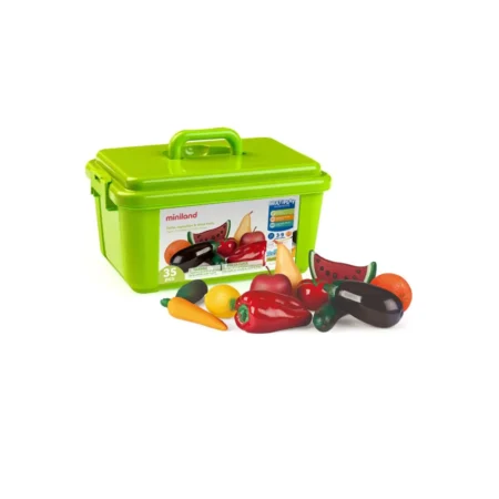 Ігровий набір Miniland  Овочі, фрукти та сухофрукти   35 шт