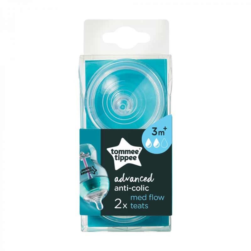 Соски Tommee Tippee Advanced Anti-Colic 3+ мес. средний поток 2 шт (TT0188)