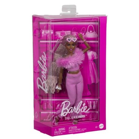 Лялька  Barbiecore  модниця у костюмі з пір'ям Barbie