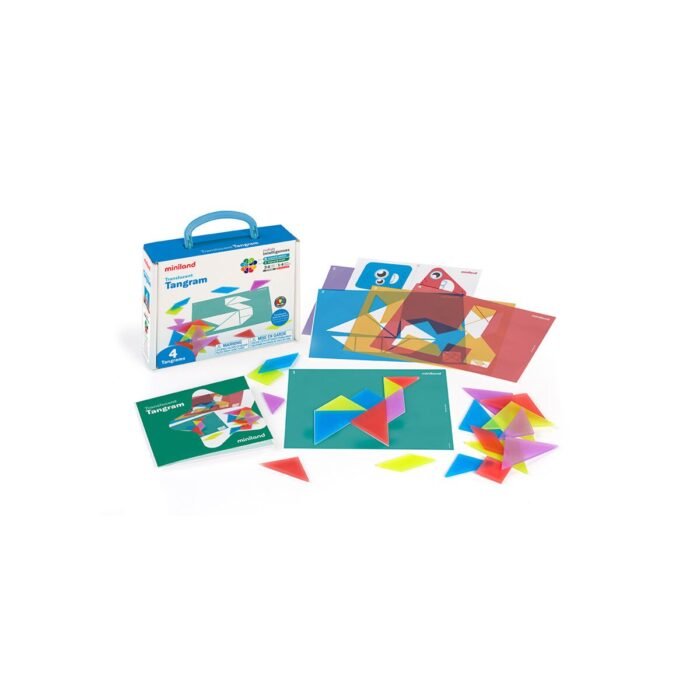 Набір Танграм Miniland для світлових поверхонь - Зображення 1