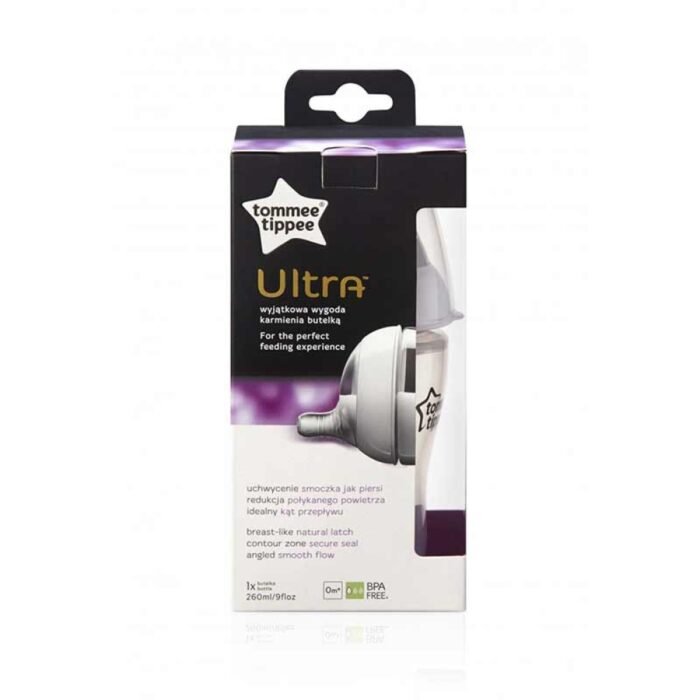 Бутылочка для кормления Tommee Tippee  Ultra 260 мл (TT0045) - Зображення 3