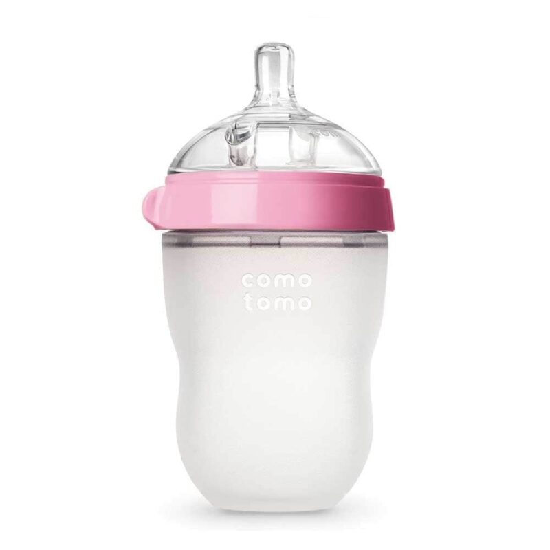 Пляшечка Comotomo антіколікова 250 мл, Рожева(250G-EN)