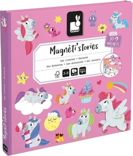 Магнітні історії Janod Єдиноріжки 30ел