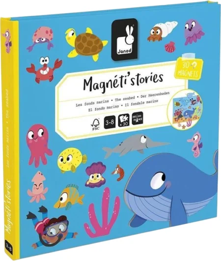 Магнітні історії Janod Морські жителі 30ел