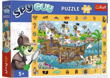 Пазли - (100 елм.)  Піратський корабель  /Trefl