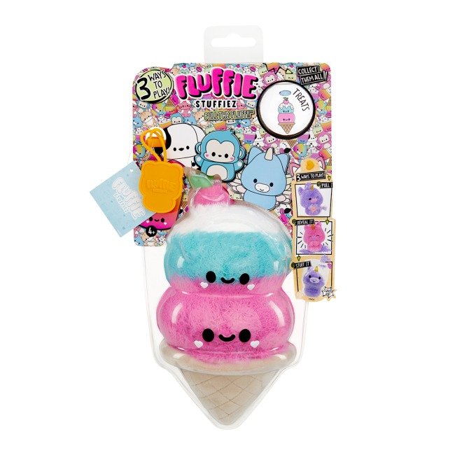 1 М’яка іграшка-антистрес FLUFFIE STUFFIEZ серії Small Plush - МОРОЗИВО - Зображення 1