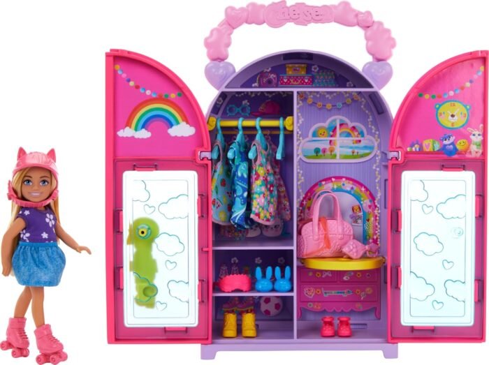 Ігровий будиночок Barbie Chelsea Doll & Closet Toy Playset With Clothes & Accessories - Зображення 3