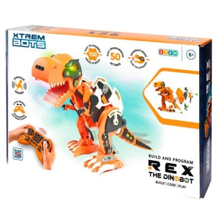 Роботизована іграшка-конструктор Діно Рекс STEM