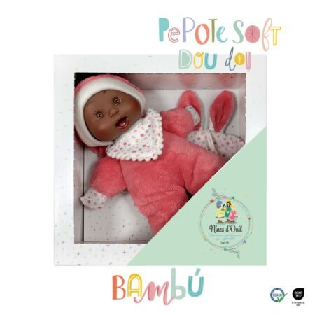 Nines d'Onil: Пупс, серія SOFT DOUDOU, у кораловому одязі в  коробці, 26см - Зображення 3