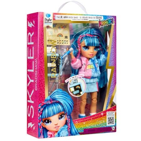 Лялька RAINBOW HIGH серії  Junior High Rockband  - СКАЙЛЕР (з аксес.) - Зображення 5