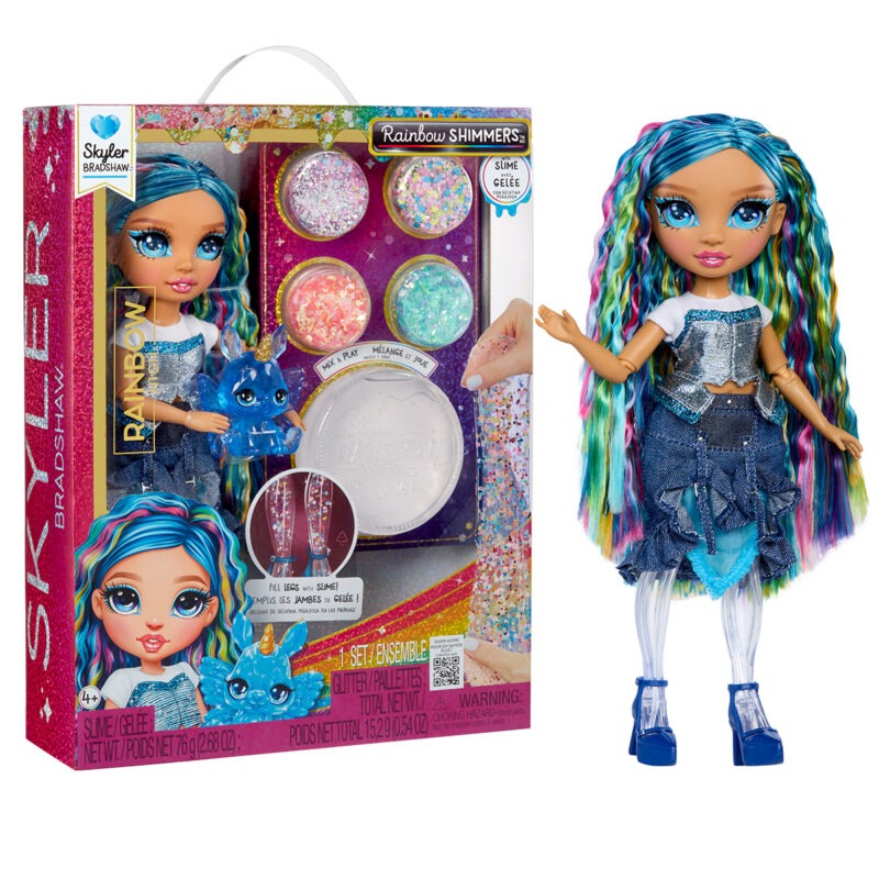 Ігровий набір з лялькою RAINBOW HIGH серії  Rainbow Shimmers  - СКАЙЛЕР (зі слаймом)