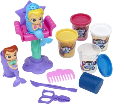 Тісто для ліплення Cra-Z-Art Салон краси Блискуча русалка, набір 12од - Зображення 2