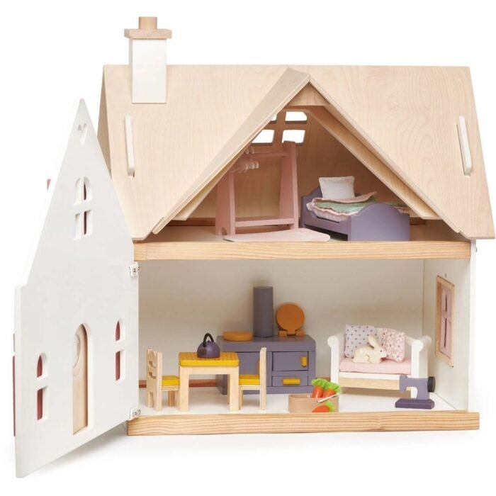 Дерев'яний двоповерховий ляльковий будиночок Tender Leaf  Cottontail Cottage - Зображення 2