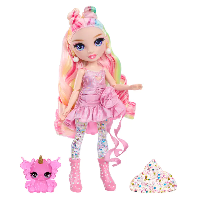Ігровий набір з лялькою RAINBOW HIGH серії  Rainbow Shimmers  - БЕЛЛА (зі слаймом)