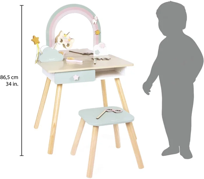 Ігровий набір Janod Туалетний столик Єдиноріжки - Зображення 2