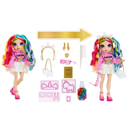 Ігровий набір з лялькою RAINBOW HIGH серії  Creative Crystals  - АМАЯ (з аксес.) - Зображення 2