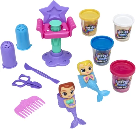 Тісто для ліплення Cra-Z-Art Салон краси Блискуча русалка, набір 12од - Зображення 3