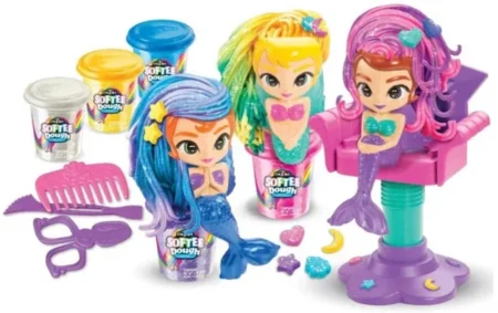 Тісто для ліплення Cra-Z-Art Салон краси Блискуча русалка, набір 12од - Зображення 4