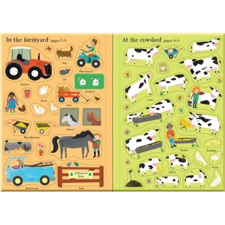 Перший альбом з наліпками  Ферма , Usborn - Зображення 2