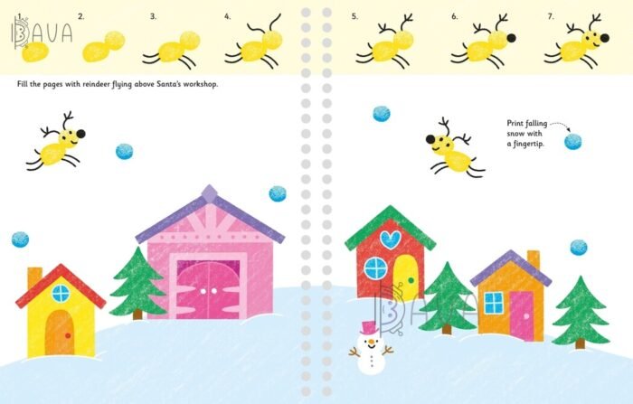Книга Fingerprint Activities Santa's Workshop - Зображення 4