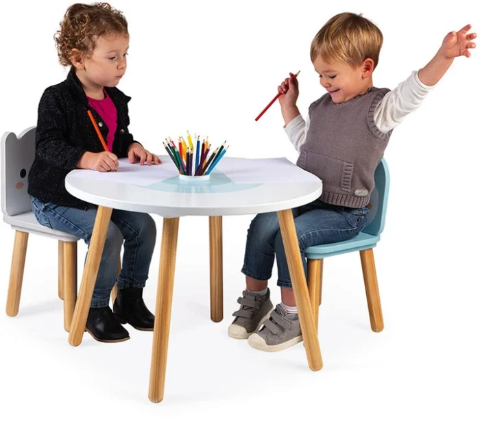 Столик та 2 стільчики Janod Ведмедик та пінгвін - Зображення 3