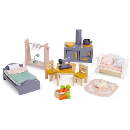 Дерев'яний двоповерховий ляльковий будиночок Tender Leaf  Cottontail Cottage - Зображення 3