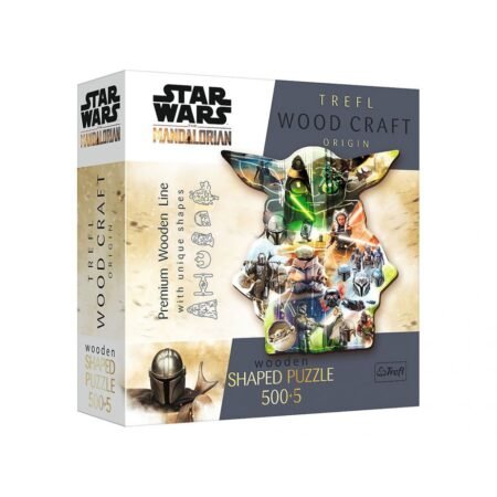 Пазли фігурні з дерева - (500 + 5 елм.) -  Таємничий Грогу  / Trefl