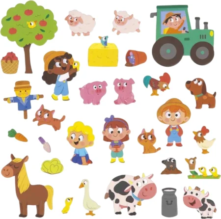 Магнітні історії Janod Ферма 30ел - Зображення 3