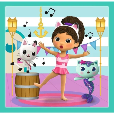 Пазли - (3в1) -  Активний відпочинок Габі  /Trefl - Зображення 2