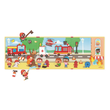 Магнітні історії Janod Пожежники 30ел - Зображення 3