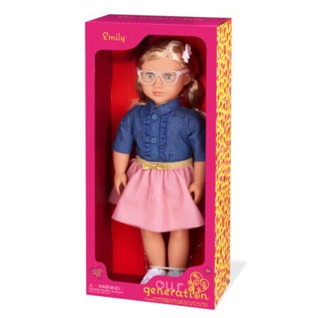 Лялька Our Generation Емілі в джинсовій сорочці 46см
