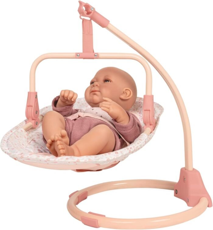 Стілець для годування 51574 для ляльки, 3в1(люлька-переноска, гойдалка) метал, кор., 30-41-10 см. - Зображення 5