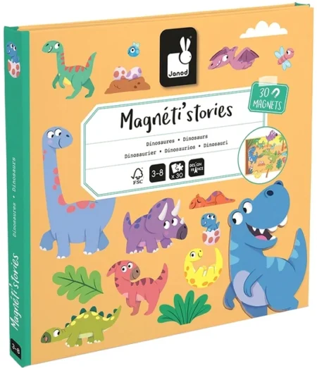 Магнітні історії Janod Динозаври 30ел