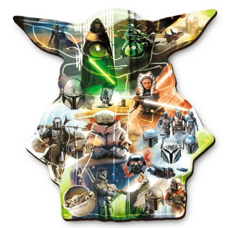 Пазли фігурні з дерева - (500 + 5 елм.) -  Таємничий Грогу  / Trefl - Зображення 2