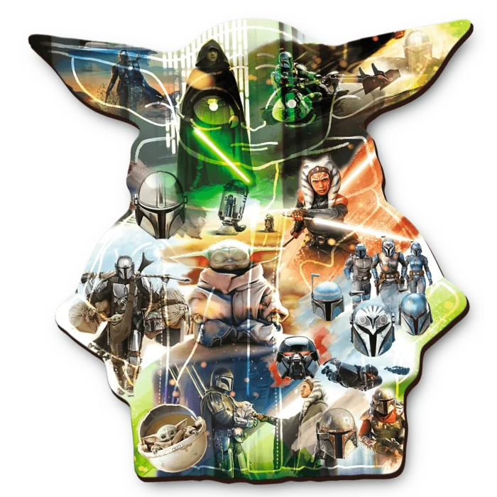 Пазли фігурні з дерева - (500 + 5 елм.) -  Таємничий Грогу  / Trefl - Зображення 2