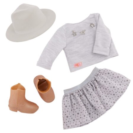 Лялька Our Generation Ебігейл у плісированій спідниці та шапці 46см - Зображення 3