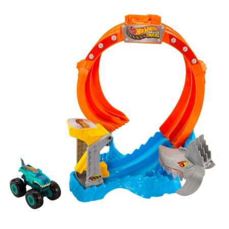 Набір  Монстро-атака акули  Monster Trucks Hot Wheels
