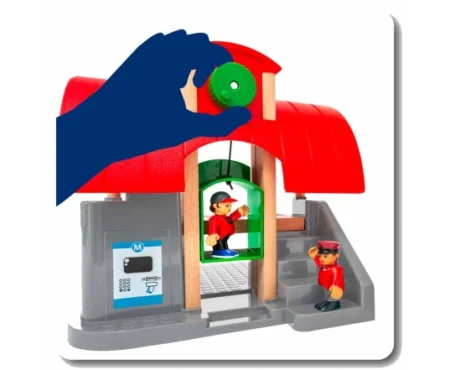 Дитяча залізниця BRIO з центральним вокзалом (33989) - Зображення 2