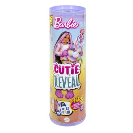 Лялька Barbie  Cutie Reveal  серії  Кольорові пухнастики  – кролик