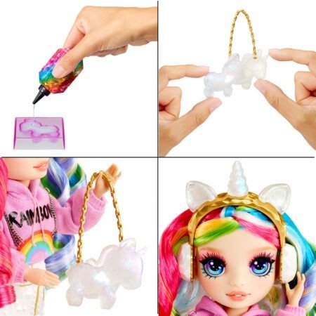 Ігровий набір з лялькою RAINBOW HIGH серії  Creative Crystals  - АМАЯ (з аксес.) - Зображення 7