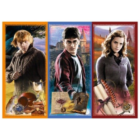 Пазли - (200 елм.) -  У світі магії та чародійства  /  Гари Поттер /Trefl - Зображення 2