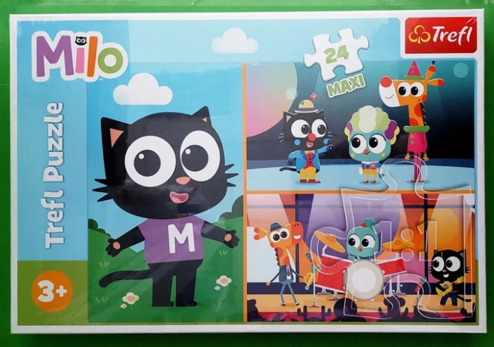 Пазли - (24 елм. MAXI) -  Пригоди котика /Майло/Trefl - Зображення 1