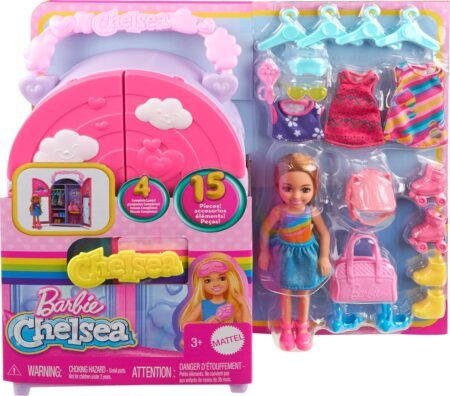 Ігровий будиночок Barbie Chelsea Doll & Closet Toy Playset With Clothes & Accessories