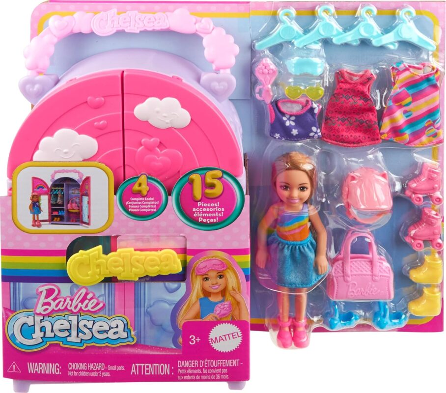 Ігровий будиночок Barbie Chelsea Doll & Closet Toy Playset With Clothes & Accessories