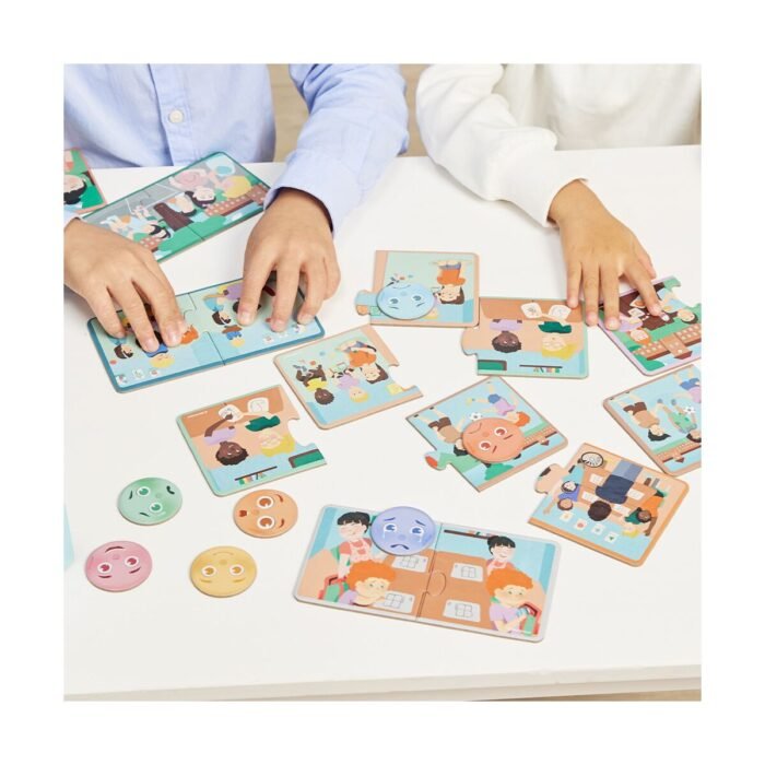 Настільна гра проти булінгу Miniland  Емоції - Зображення 2