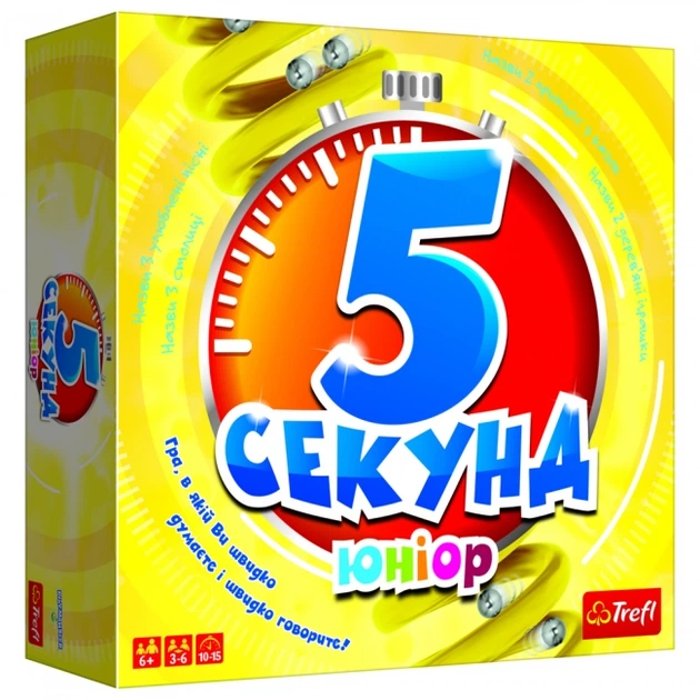 9 Настільна гра - 5 секунд JUNIOR / Trefl - Зображення 1