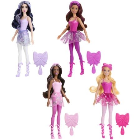 Лялька  Кольорове перевтілення  Barbie, серія  Балерина  (сюрприз) - Зображення 2